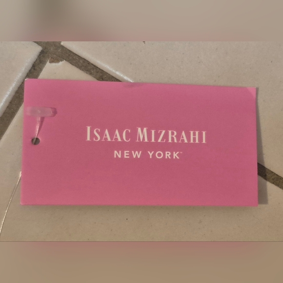 Isaac Mizrahi New York Pencil Skirt – Black with Gold & Pink Grid | Size 10(NWT) - Picture 3 of 6